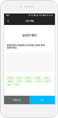 보안키 등록